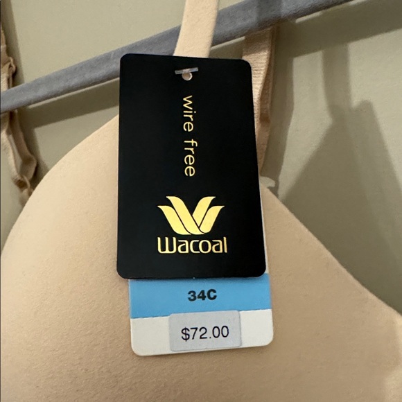 NWT- Wacoal How Perfect Wire Free T-Shirt Bra, Natural Nude, Size 34C - Picture 11 of 12